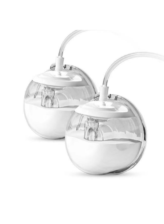 2-Pack 24mm Wearable Milk Collection Cups Hands-Free Breast Milk Collector for Zomee Spectra Medela & Most Electric Breast Pumps  BPA-Free Easy to Clean Accessories Leak-Proof & Portable Design for Nursing Moms - Image 1